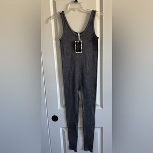 Zenana Outfitters Gray Jumpsuit